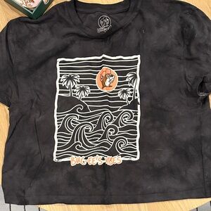 Bug-E's Vibes Black Crop Top